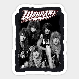 Warrant band Sticker